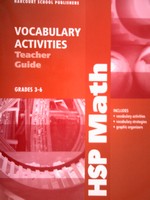 (image for) HSP Math 3 Vocabulary Kit (TE)(Pk)