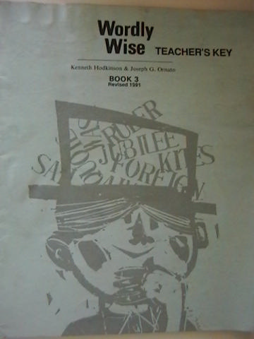 (image for) Wordly Wise Book 3 Revised Edition Teacher's Key (TE)(P)
