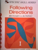 (image for) Specific Skill Series Following Directions Book I (P) by Boning