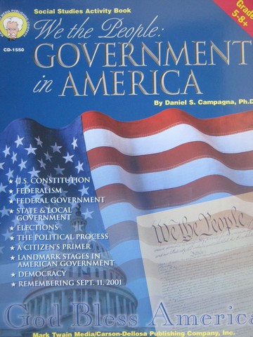 (image for) We the People Government in America Grades 5-8+ (P) by Campagna