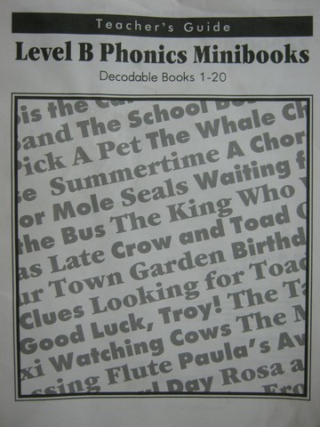 (image for) Collections for Young Scholars B Phonics Minibooks TG (TE)(P)