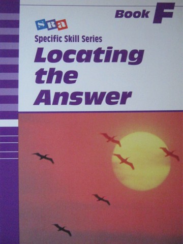 (image for) Specific Skill Series Locating the Answer Book F 5e (P) by Richard Boning