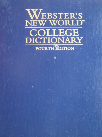 (image for) Webster's New World College Dictionary 4th Edition (H) by Agnes
