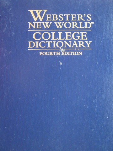 (image for) Webster's New World College Dictionary 4th Edition (H) by Agnes