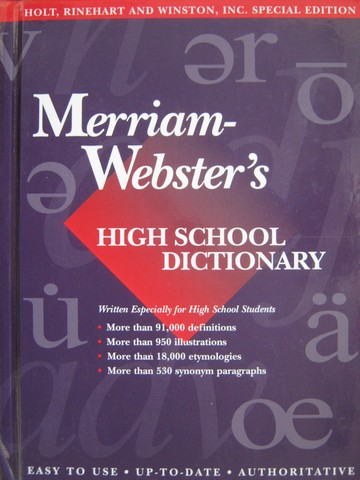 (image for) Merriam-Webster's High School Dictionary TE Desk Reference (Pk)