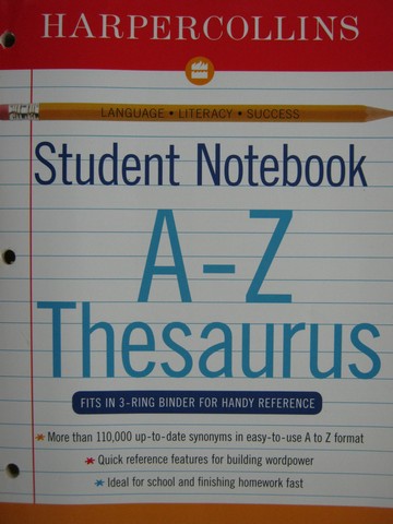 (image for) A-Z Thesaurus Student Notebook (P)