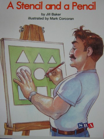 (image for) SRA Open Court Reading 1 A Stencil & a Pencil (P) by Jill Baker