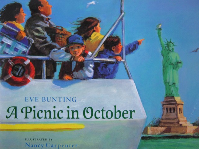 (image for) A Picnic in October (P) by Eve Bunting