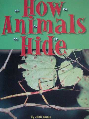 (image for) SRA Leveled Readers 2 How Animals Hide (P) by Jack Fadus