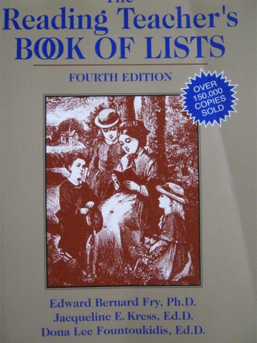 (image for) Reading Teacher's Book of Lists 4th Edition (P) by Fry, Kress,