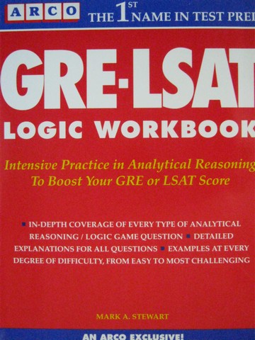 (image for) GRE-LSAT Logic Workbook (P) by Mark A Stewart