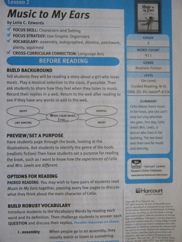 (image for) Music to My Ears Teacher Guide (TE)(P)