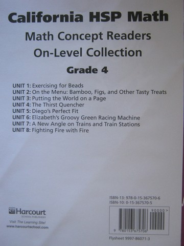 (image for) Math Concept Reader 4 On-Level Collection (Pk)