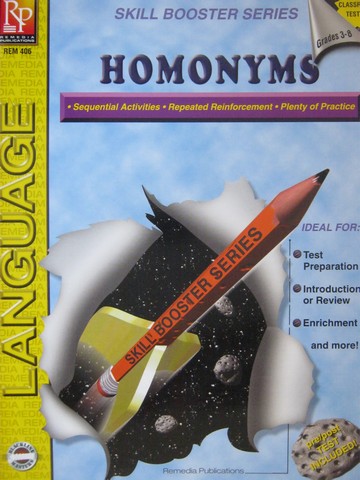 (image for) Skill Booster Series Language 3-8 Homonyms (P)
