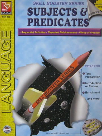 (image for) Skill Booster Series Language 3-8 Subjects & Predicates (P)