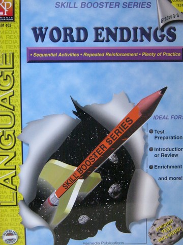 (image for) Skill Booster Series Language 3-8 Word Endings (P)