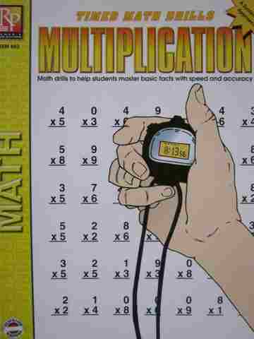 (image for) Timed Math Drills Multiplication (P)