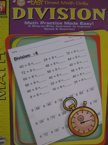 (image for) Easy Timed Math Drills Division (P) by Curt Robinson