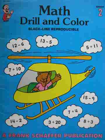 (image for) Math Drill & Color Black-Line Reproducible Grade 2 (P) by Nakano