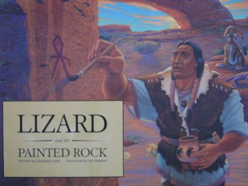 (image for) Lizard & the Painted Rock (P) by Elizabeth Lane - Click Image to Close