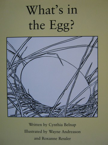 (image for) Readable What's in the Egg? (P) by Cynthia Belnap