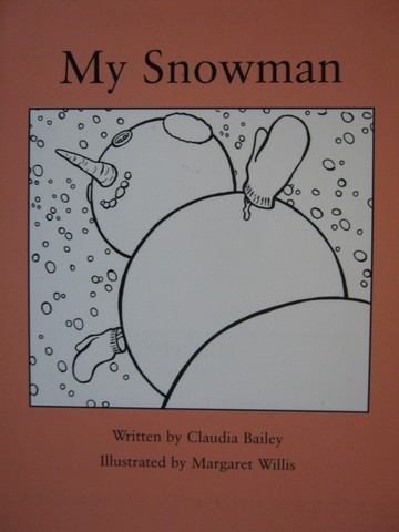 (image for) Readable My Snowman (P) by Claudia Bailey - Click Image to Close