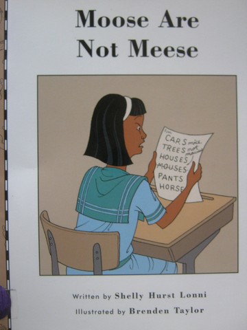 (image for) Readable Moose Are Not Meese (P) by Shelly Hurst Lonni