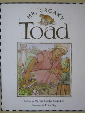 (image for) Read-Along Mr. Croaky Toad (P) by Martha Shaffer Campbell