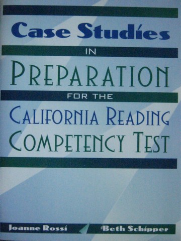 (image for) Case Studies in Preparation for California Reading Competency(P)
