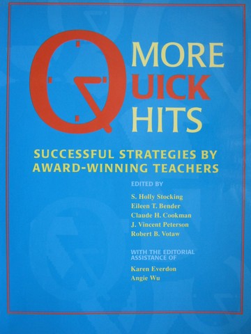 More Quick Hits (P) by Stocking, Bender, Cookman, Peterson, (image for) More Quick Hits (P) by Stocking, Bender, Cookman, Peterson,