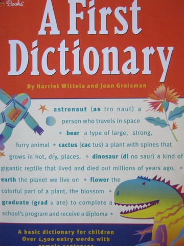 (image for) A First Dictionary (P) by Harriet Wittels & Joan Greisman - Click Image to Close