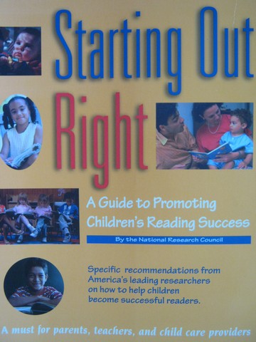 Starting Out Right (P) by Burns, Griffin, & Snow (image for) Starting Out Right (P) by Burns, Griffin, & Snow