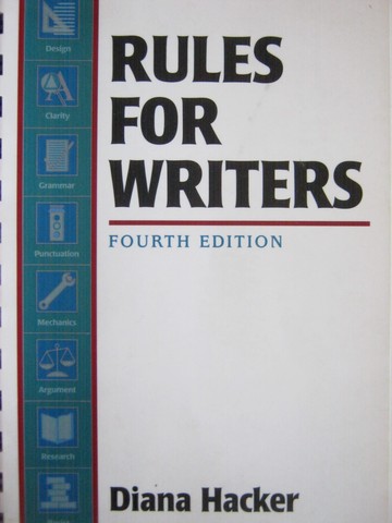 (image for) Rules for Writers A Brief Handbook 4th Edition (Spiral)