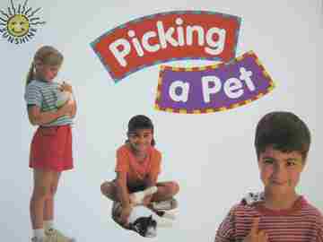 (image for) Sunshine Level H Picking a Pet (P) by Maryann Dobeck