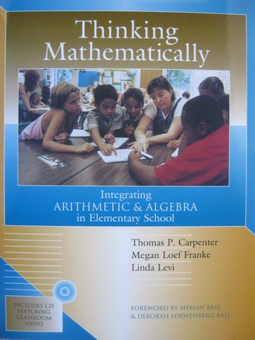 (image for) Thinking Mathematically Integrating Arithmetic & Algebra (P)
