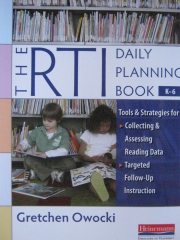 (image for) RTI Daily Planning Book K-6 (Spiral) by Gretchen Owocki
