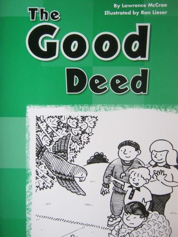 (image for) Benchmark Reader C3 The Good Deed (P) by Lawrence McCrae