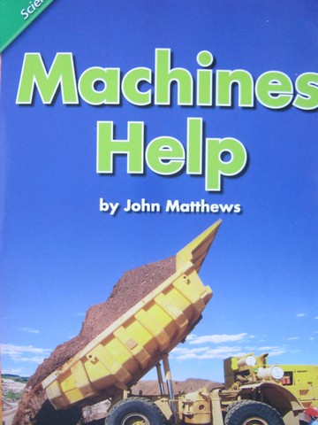 (image for) Concept Literacy Leveled Reader K Machines Help (P) by Matthews
