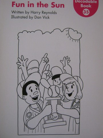(image for) Kindergarten Decodable Book 35 Fun in the Sun (P) by Reynolds