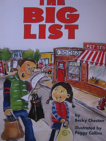 (image for) Reading Street 3 The Big List (P) by Becky Cheston