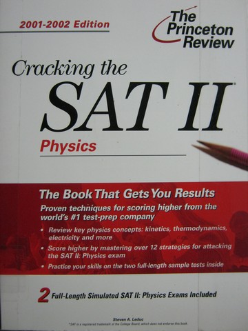(image for) Cracking the SAT II Physics 2001-2002 Edition (P) by Leduc