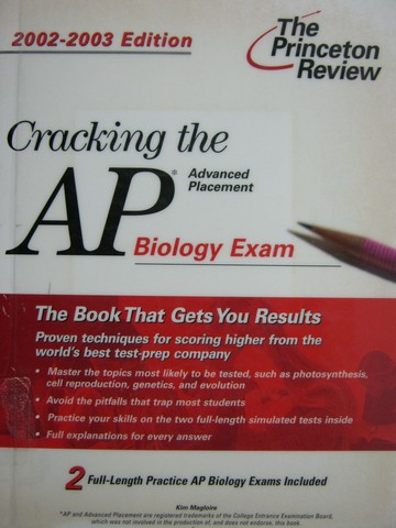 (image for) Cracking the AP Biology Exam 2002-2003 Edition (P) by Magloire