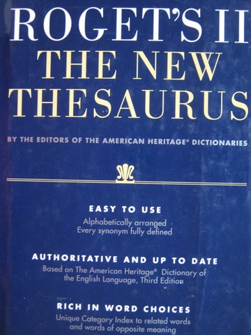 (image for) Roget's II The New Thesaurus 3rd Edition (H)