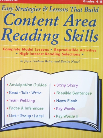 Easy Strategies & Lessons That Build Content Area Reading (P)