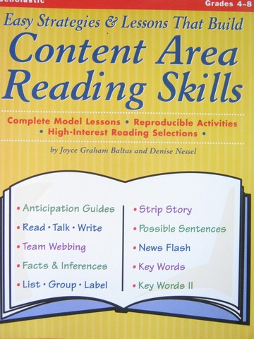(image for) Easy Strategies & Lessons That Build Content Area Reading (P)