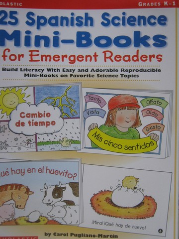 (image for) 25 Spanish Science Mini-Books for Emergent Readers K-1 (P) - Click Image to Close