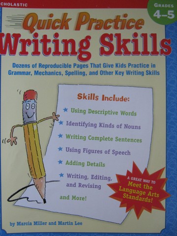 (image for) Quick Practice Writing Skills Grades 4-5 (P) by Miller & Lee