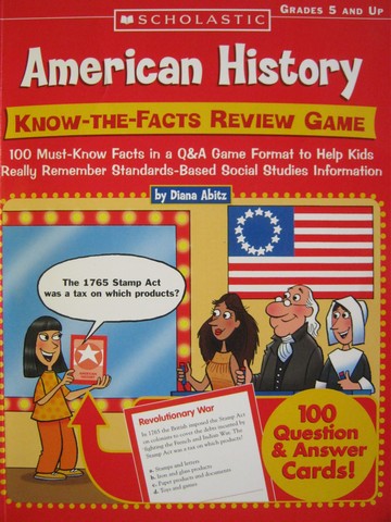 (image for) American History Know-the-Facts Review Game Grades 5 & Up (P)