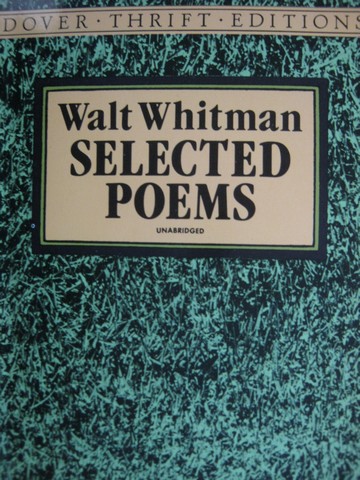 (image for) Selected Poems Dover Thrift Editions (P) by Walt Whitman