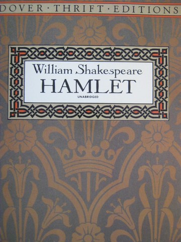(image for) Hamlet Unbridged Dover Thrift Edition (P) by William Shakespeare